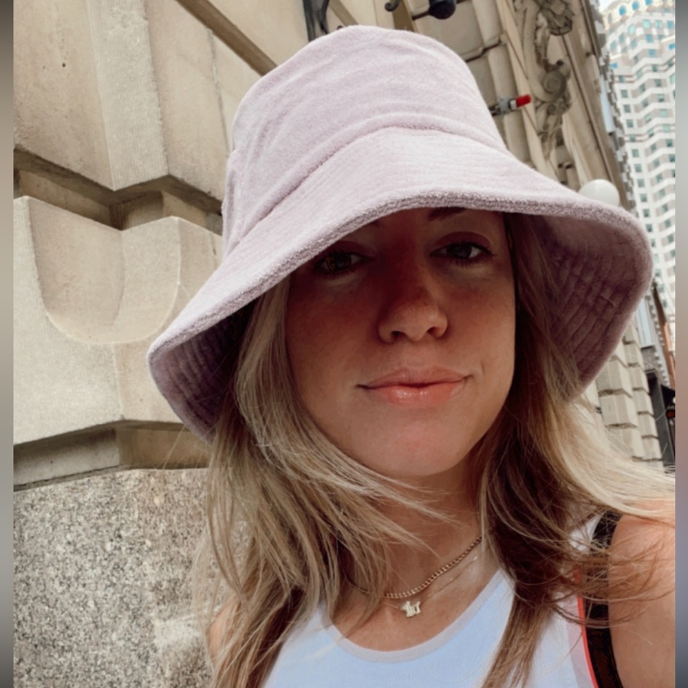 LACK OF COLOR terry cloth bucket hat